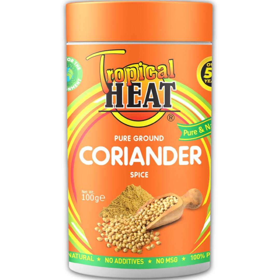 TROPICAL HEAT CORIANDER GROUND 100G JAR